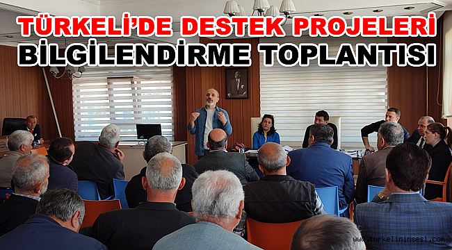 Türkeli'de destek projeleri bilgilendirme toplantısı