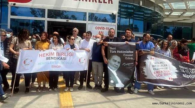 Sinop’ta hekimlerden iş bırakma eylemi