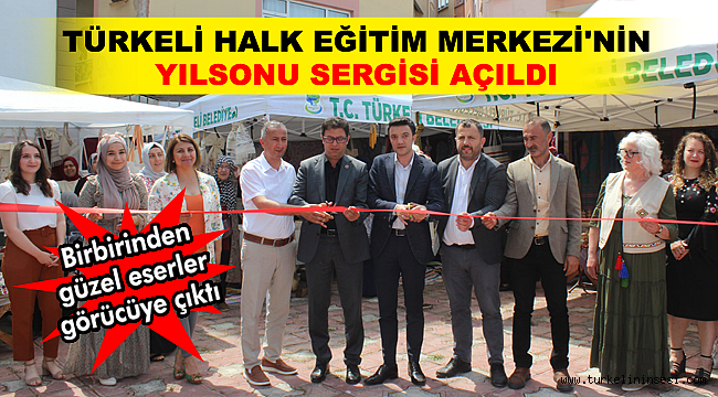 Türkeli Halk Eğitim Merkezi'nin yılsonu sergisi açıldı