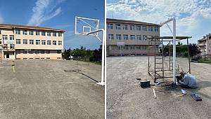 Sinop ve ilçelerine 100 adet basketbol potası