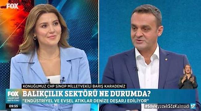 CHP'li Karadeniz Fox tv'ye konuk oldu