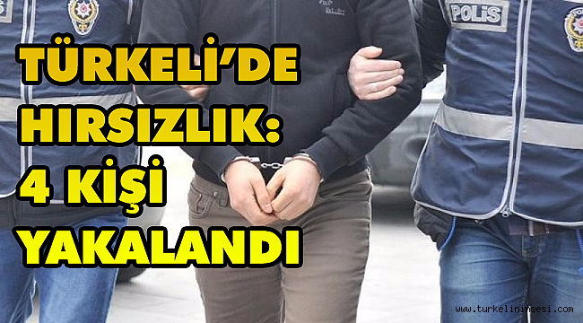 Türkeli'de hırsızlık: 4 kişi yakalandı