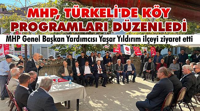 MHP, Türkeli'de köy programları düzenledi