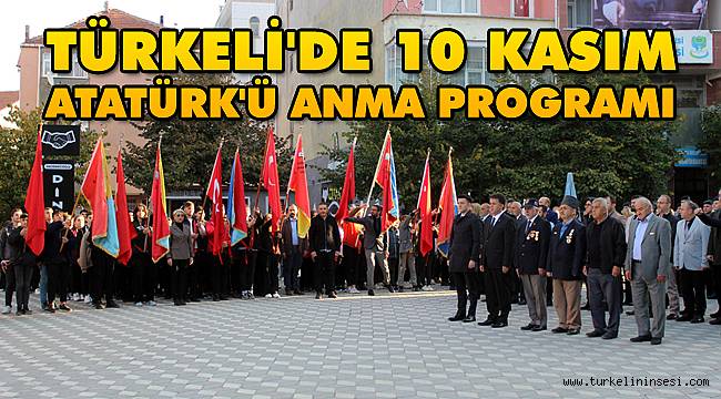 Türkeli'de 10 Kasım Atatürk'ü Anma programı