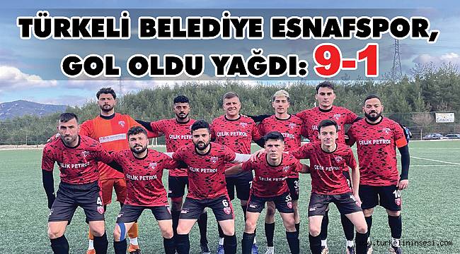 Türkeli Belediye Esnafspor, gol oldu yağdı: 9-1