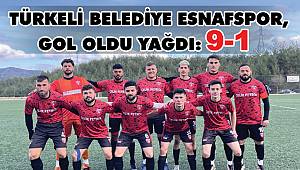 Türkeli Belediye Esnafspor, gol oldu yağdı: 9-1