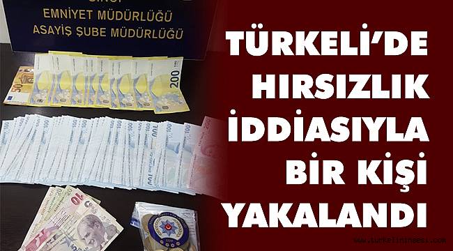 Türkeli'de hırsızlık iddiasıyla bir kişi yakalandı
