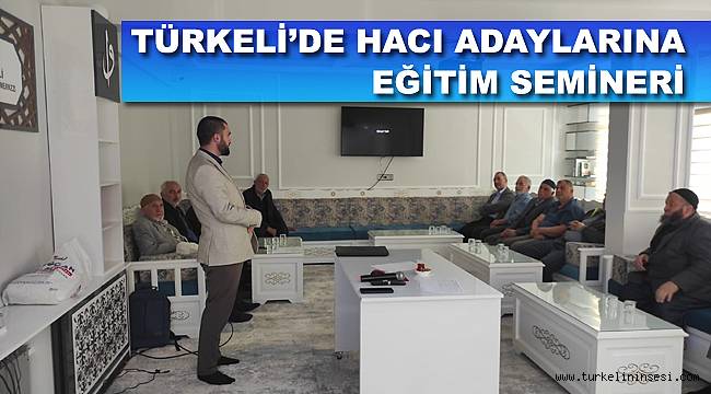 Türkeli'de hacı adaylarına eğitim semineri 