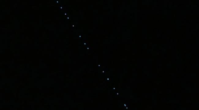 Starlink uyduları Türkeli semalarında