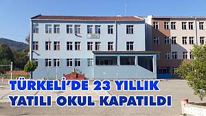 Türkeli'de 23 yıllık yatılı okul kapatıldı