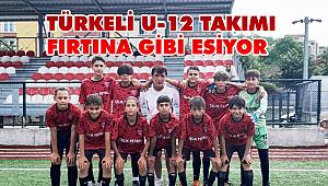 Türkeli U-12 takımı fırtına gibi esiyor