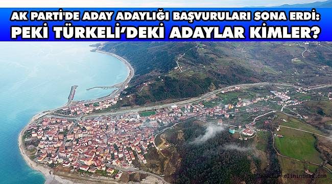 AK Parti'de aday adaylığı başvuruları sona erdi: Peki Türkeli'deki adaylar kimler?