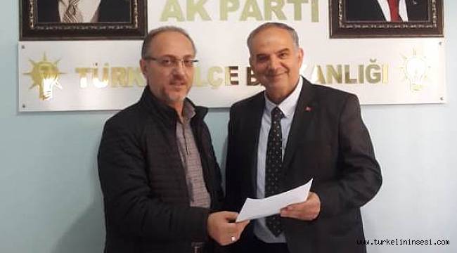 Türkeli AK Parti’de ilk aday adaylık müracaatını Yıldırım yaptı