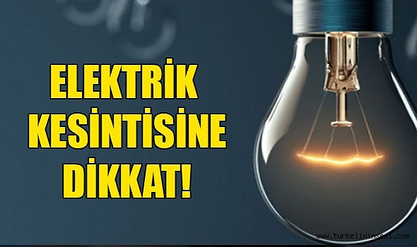 Türkeli'de planlı elektrik kesintisi