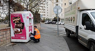 Kayseri Talas'ta atık kumbaraları yenilendi