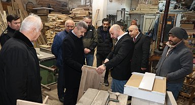 Artvin Valisi Ergün'den sanayi esnafına ziyaret