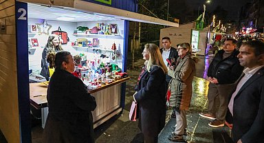 Başkan Ovalıoğlu İstanbul Bakırköy'de kurulan yılbaşı panayırını ziyaret etti