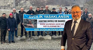 Bingöl Kiğı'da doğa aktivistlerinden avcılığa tepki!