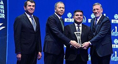 BTSO'dan ART Recycle'a yeşil çevre ve sürdürülebilirlik ödülü