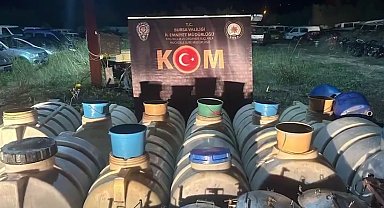 Bursa'da binlerce litre sahte alkole Çengel! 2 tutuklama