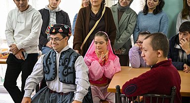 İzmir Bornova'da özel çocuklar anlamlı buluşma