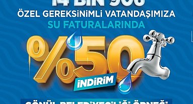 Kayseri Büyükşehir'den su faturalarına 'özel' çalışma