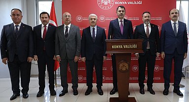 Konya Bakan Kurum'u ağırladı!