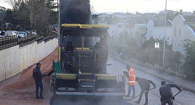 Tüysüzler'deki yol genişletme çalışması tamamlandı