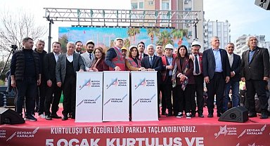 5 Ocak Kurtuluş ve Özgürlük Parkı'nın temeli atıldı