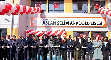 Adıyaman'da son teknoloji laboratuvara sahip Anadolu Lisesi açıldı