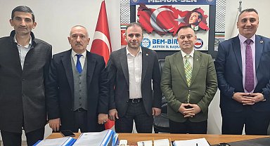 AK Parti Hopa ve Kemalpaşa'dan BEM-BİR-SEN'e ziyaret