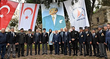 Antalya Muratpaşa'da Denktaş ve Küçük'e anma