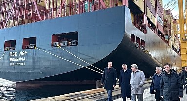 Asyaport'a protokol ziyareti
