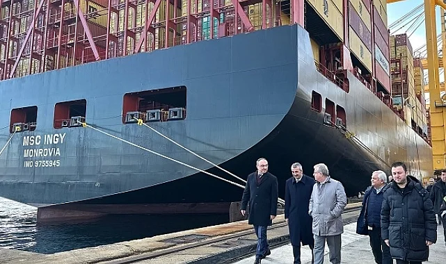 Asyaport'a protokol ziyareti