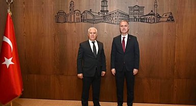 Bozbey'den Başkan Taban'a ziyaret