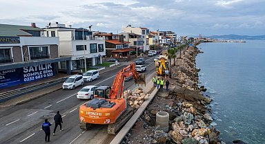 İzmir Güzelbahçe'de yeni yılda çalışmalar sürüyor