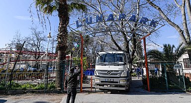 İzmir Lunapark'ta tahliye işlemleri başladı