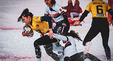 Kayseri Erciyes'te Kar Ragbi Şampiyonası başlıyor
