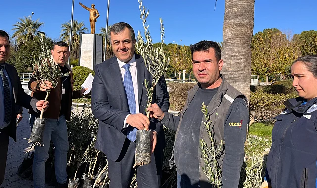 Muğla Dalaman'da zeytin ve ceviz fidanları dağıtıldı