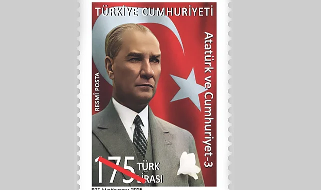 PTT'den yılın ilk pulu Ata'ya