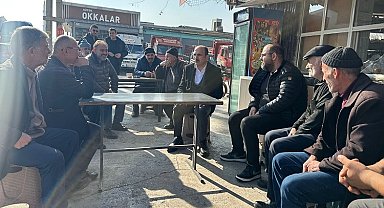 Uğur İbrahim Altay Konya esnafıyla buluştu
