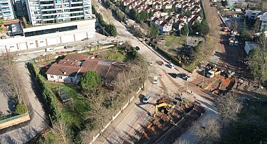 Alikahya tramvay hattı, Kocaeli Stadı'na doğru hızla ilerliyor