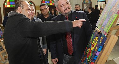 Ankara'da engel tanımayan resim sergisi