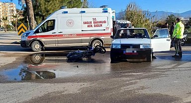 Antalya Kumluca'da trafik kazası: 1 Yaralı
