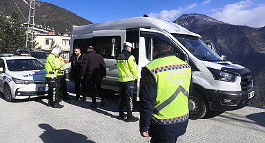 Artvin'de trafik denetimlerine devam