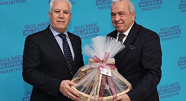 Başkan Bozbey'den Başkan Şadi Özdemir'e ziyaret