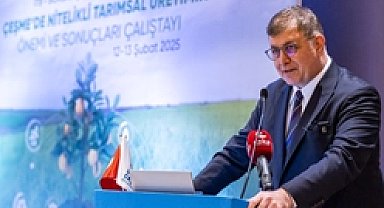 Başkan Tugay Çeşme Nitelikli Tarım Çalıştayı'nı açtı