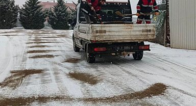 Bursa İnegöl Belediyesi 80 personel 20 araçla sahada