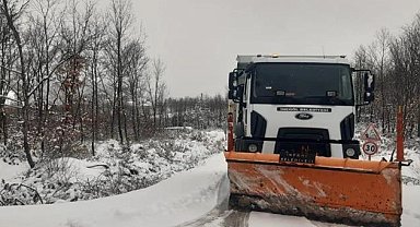 Bursa İnegöl'de 24 Saatte 925 km kar temizleme çalışması yapıldı