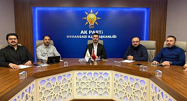 Bursa Osmangazi'de AK Parti mahalle başkanlarıyla buluştu